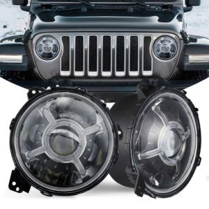 Nuevo faro LED de 9 pulgadas para Jeep Wrangler 2018+ JL DOT E-Mark