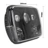 Black Chrome Rectangle 5x7 Inch Inch Led Headligt 12v 24v Headlights - Image 4