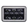 Morsun 4x6 Inch Rectangular Headlight For Peterbilt Kenworth For Freightliner Healight Projector With Halo - Image 3