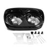 Morsun 5.75inch Chorm Black LED Dual Headlamp For Road Glide Headlight With Low Beam - Image 2