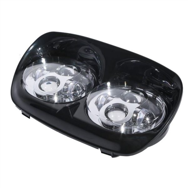 Morsun 5.75inch Dual LED Headlight For Harley Road Glide Ultra Motorbike Projector Headlights - Image 3