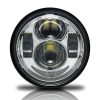Morsun Auto Parts LED Headlight For Dyna Fat Bob Dual Lamp With Halo High Low Beam Projector - Image 2