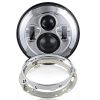 Morsun Headlight Adapter Ring Mounting Bracket Black Chrome For Harley Davidson - Image 2